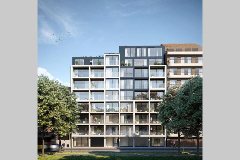 Schitterend Nieuwbouw Appartement In Gent Exterior foto